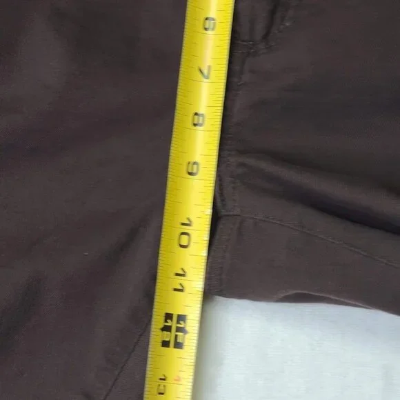 One 5 One Womens Size 12 Authentic Denim Brown Stretch Pants - Picture 10 of 12